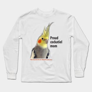 CB cockatiel mom - black type Long Sleeve T-Shirt